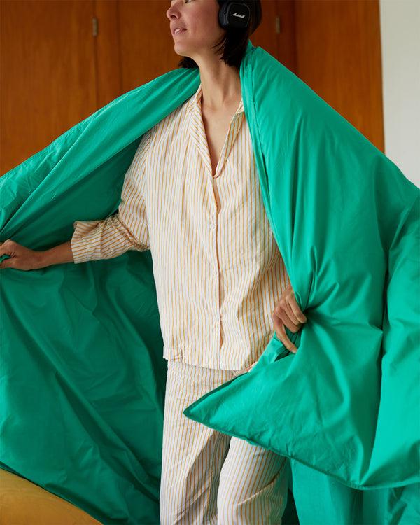 Suite702 Dekbedovertrek Katoen Jade Green