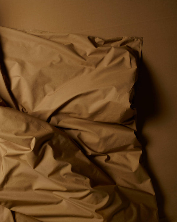 suite702 Dekbedovertrek Katoen Khaki Gold