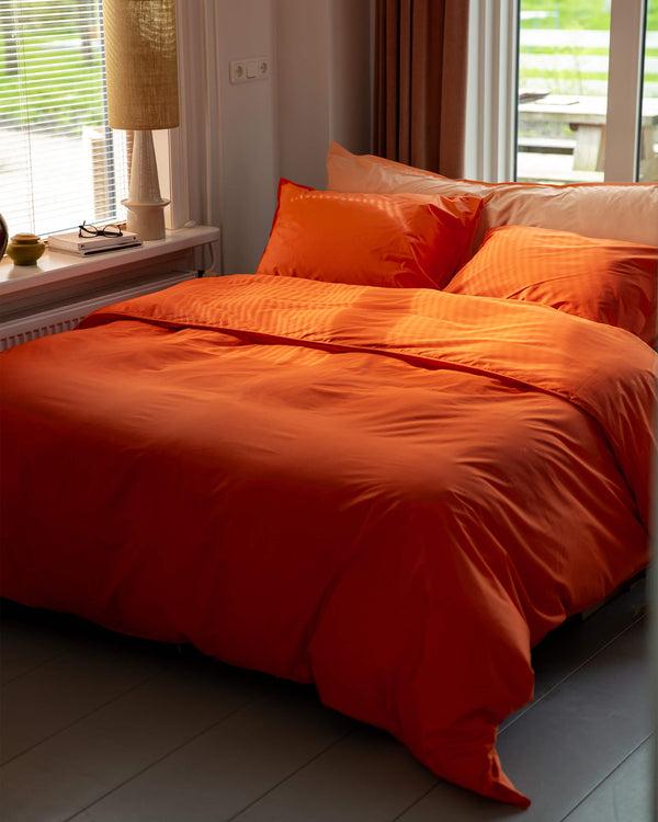 Suite702 Dekbedovertrek Katoen Poppy Orange