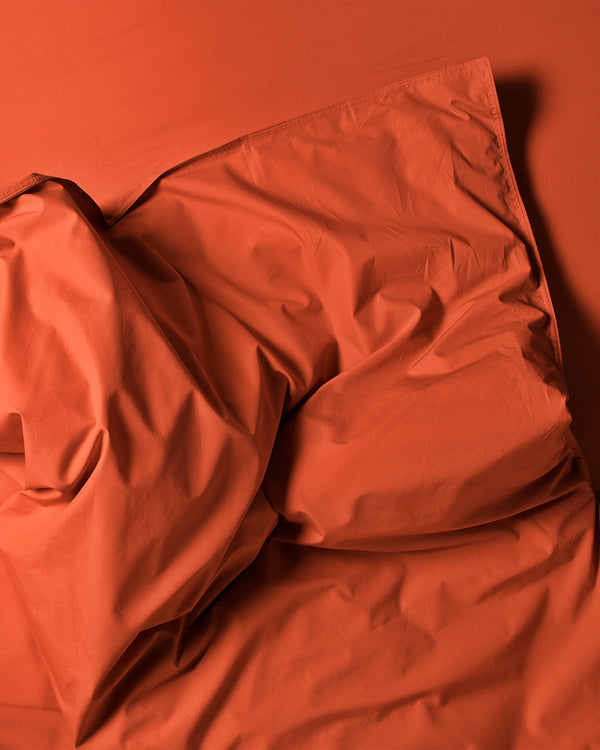 suite702 Dekbedovertrek Katoen Poppy Orange