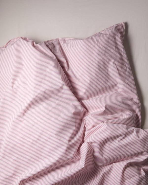 suite702 Dekbedovertrek Katoen Streep Pink Ecru