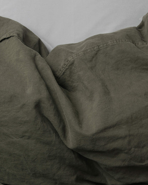 Suite702 Dekbedovertrek Linnen Army Green