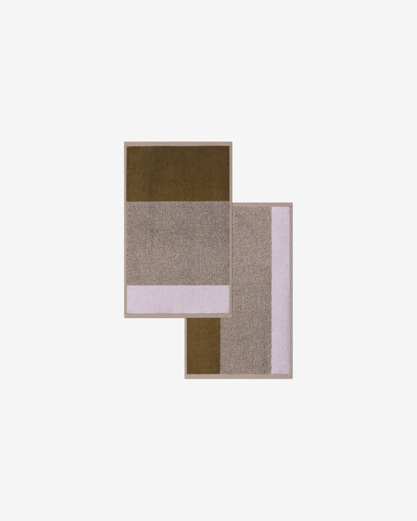 suite702 Gastendoekjes Set Blend (2 st.) Green Lilac