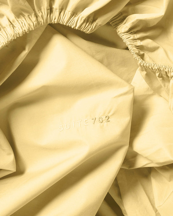 Suite702 Hoeslaken Katoen Butter Yellow