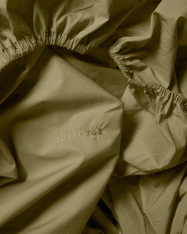 Suite702 Hoeslaken Katoen Olive Green