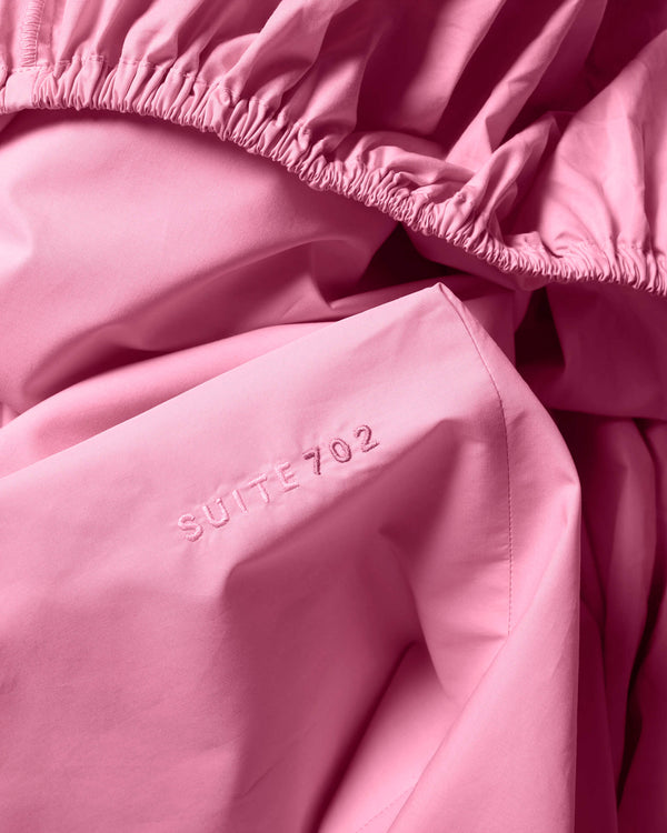 Suite702 Hoeslaken Katoen Pink Candy
