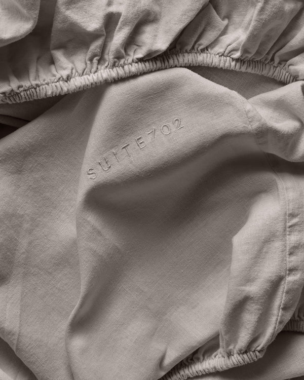 Suite702 Hoeslaken Linnen Linen Grey