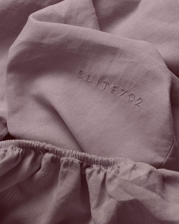 suite702 Hoeslaken Linnen Mauve