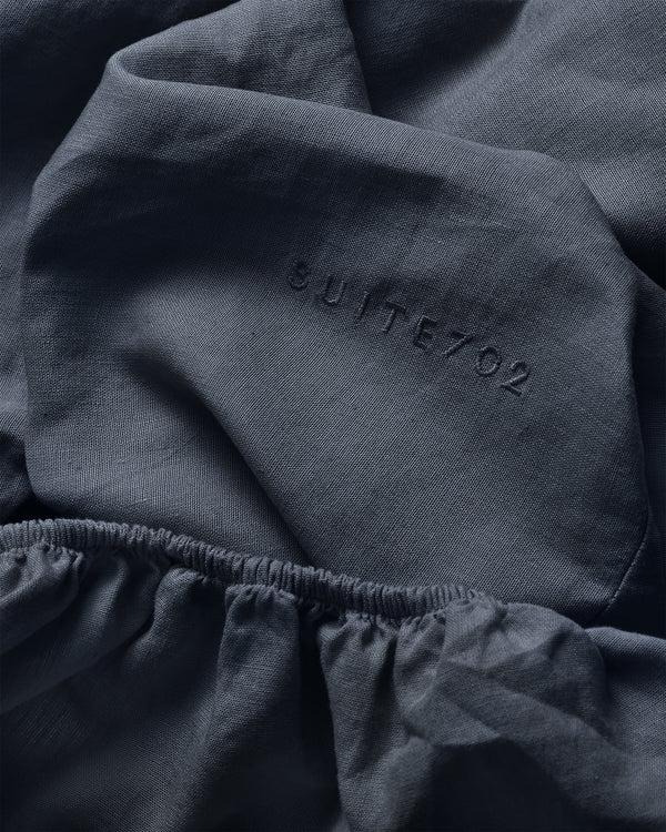 suite702 Hoeslaken Linnen Midnight Blue