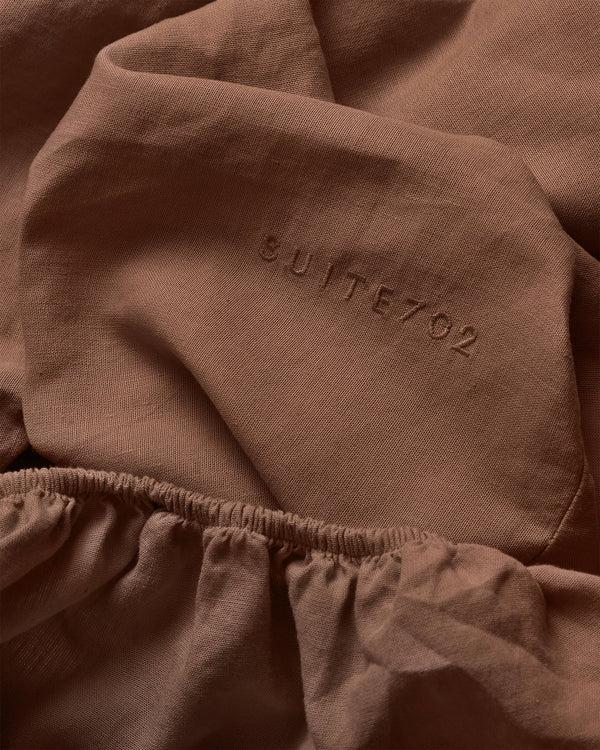 Suite702 Hoeslaken Linnen Mocca