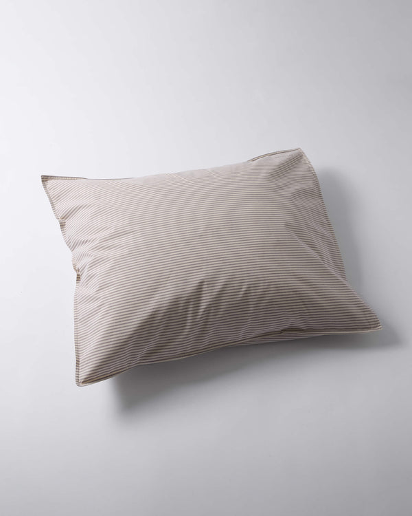 suite702 Kussensloop Katoen Streep Brown Ecru