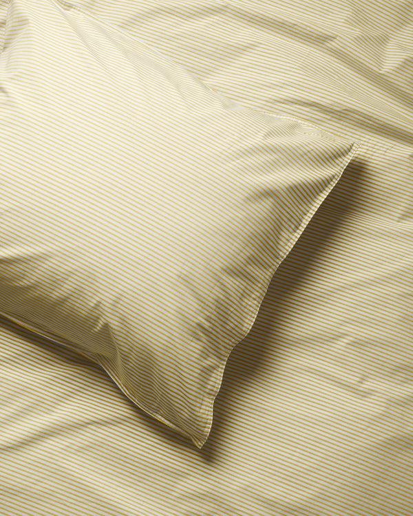 Suite702 Kussensloop Katoen Streep Lemon Ecru