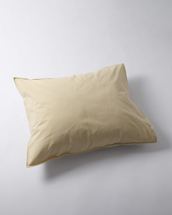 suite702 Kussensloop Katoen Streep Lemon Ecru