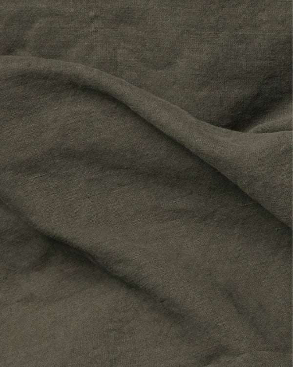 Suite702 Kussensloop Linnen Army Green