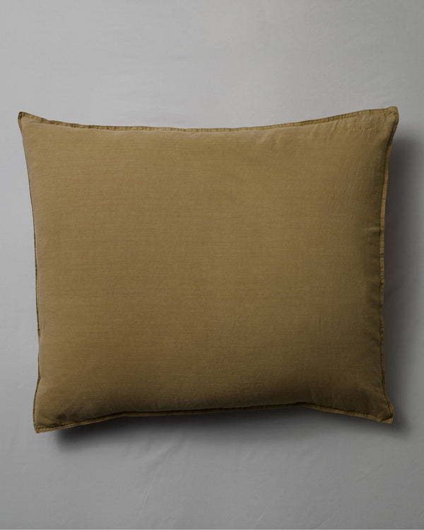 Suite702 Kussensloop Linnen Khaki Gold