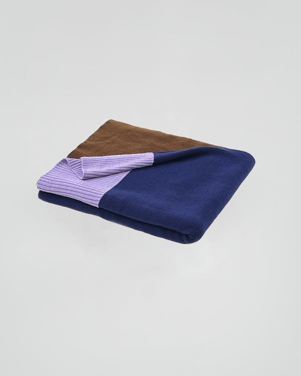 suite702 Merino Plaid Blue Brown Lilac