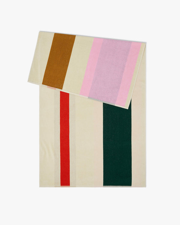 suite702 Strandlaken Red Dark Green Toffee Pink