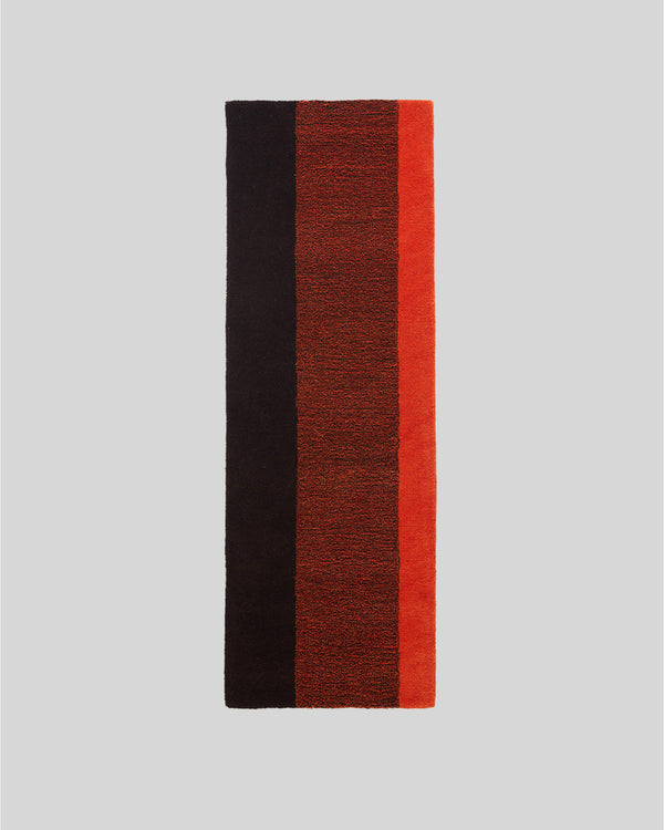 suite702 Vloerkleed Wol Verticaal Poppy Orange Brown