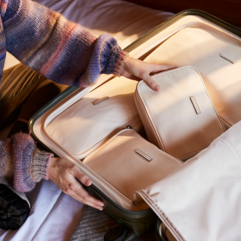 Suitsuit Packing Cube Set 4 Stuks (76 Cm) Natura Macadamia