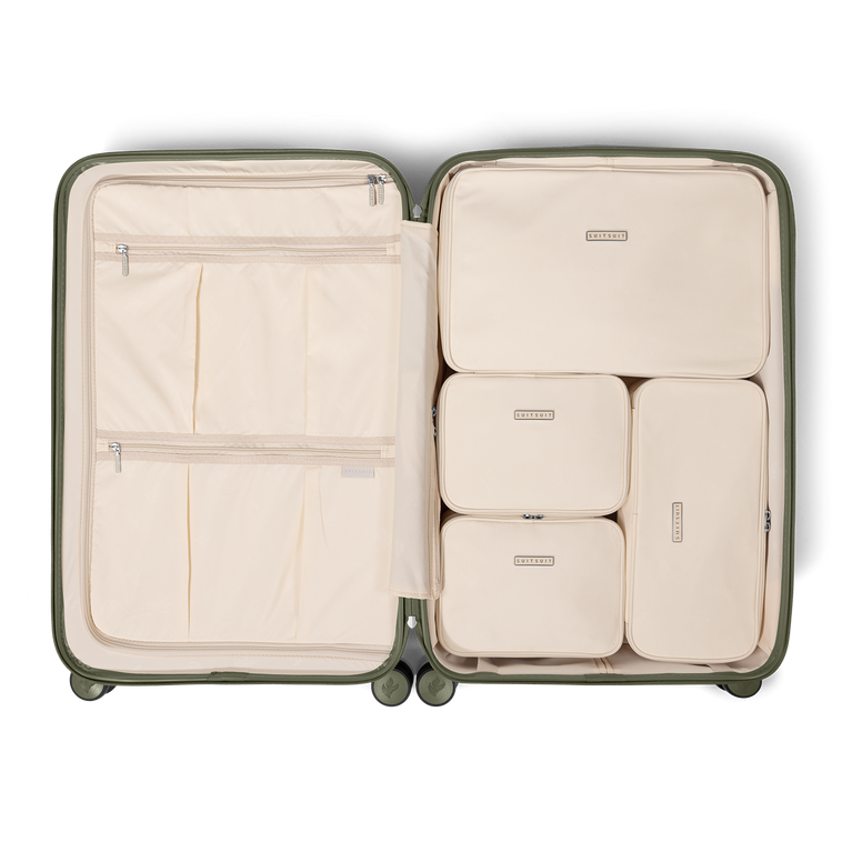 suitsuit Packing Cube Set 4 stuks (76 cm) Natura Macadamia