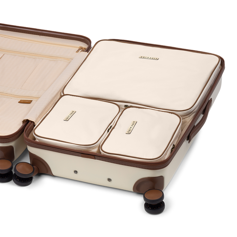 Suitsuit Packing Cube Set (66 Cm) Fab Seventies Antique White