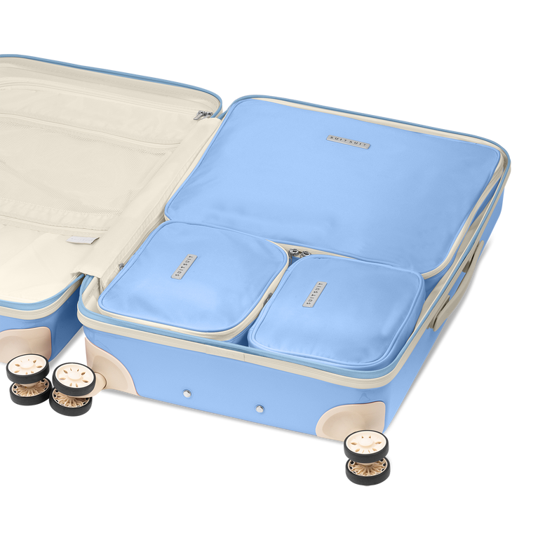 Suitsuit Packing Cube Set (66 Cm) Fabulous Fifties Chambray Blue