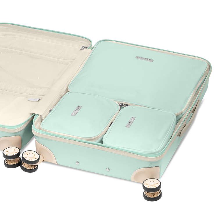 Suitsuit Packing Cube Set (66 Cm) Fabulous Fifties Luminous Mint