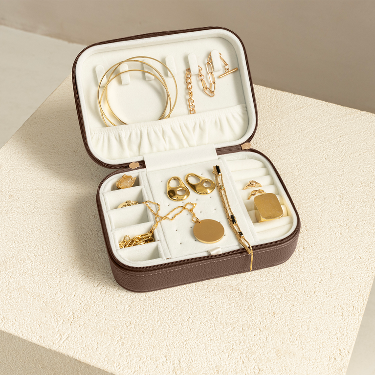 Suitsuit Sieradendoosje Medium Fab Seventies Rawhide