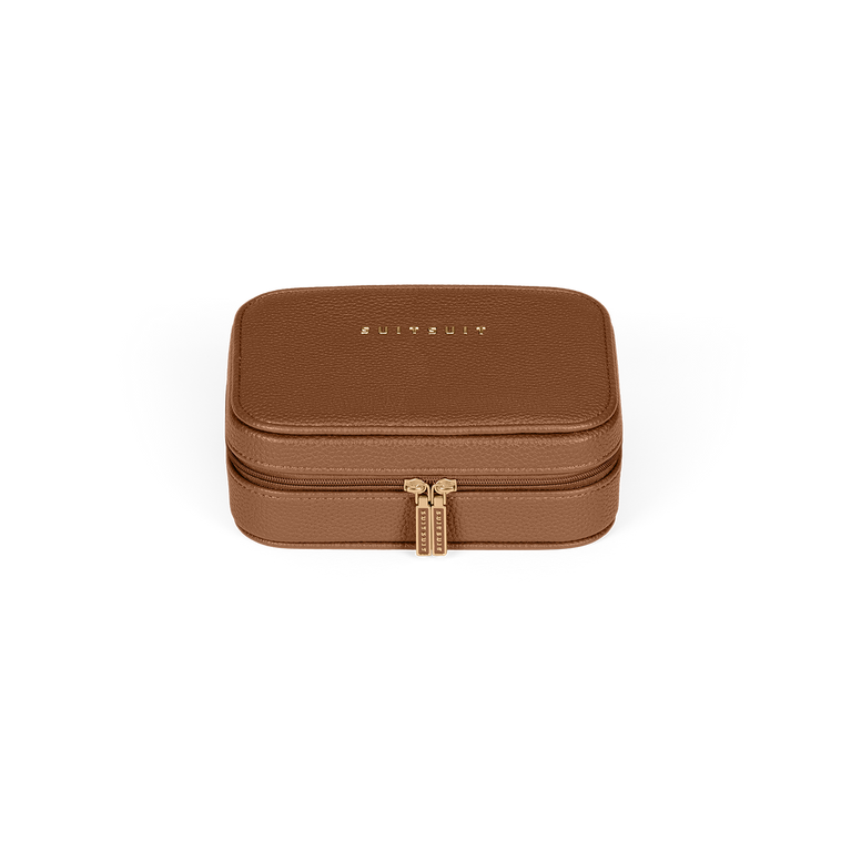 suitsuit Sieradendoosje Medium Fab Seventies Camel