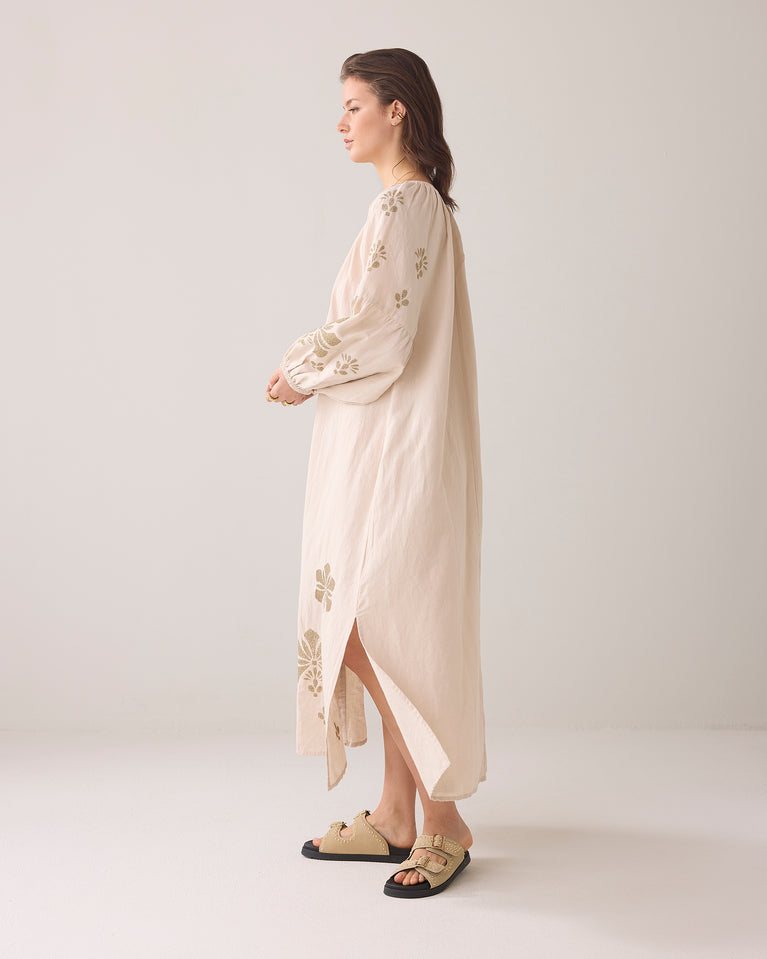 Summum A-lijn Jurk Van Linnenblend