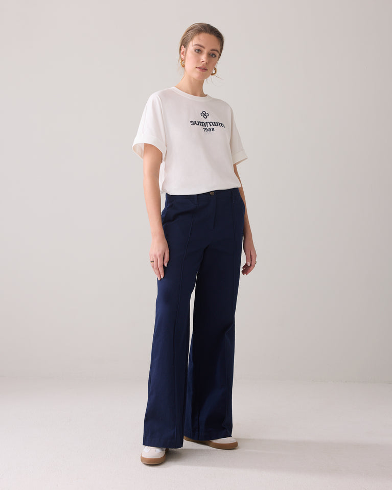 summum Artwork T-shirt met geborduurd logo