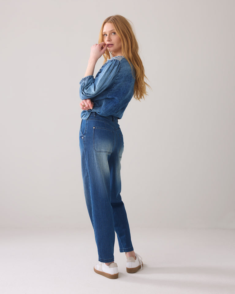 Summum Barrelfit Jeans Stretch