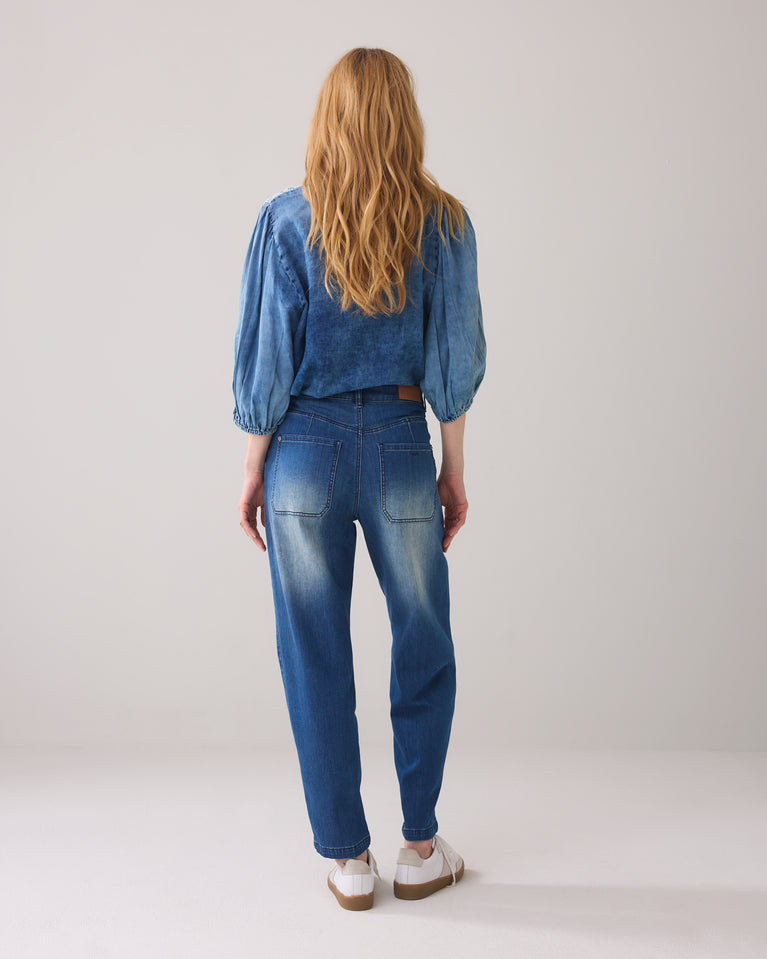 Summum Barrelfit Jeans Stretch