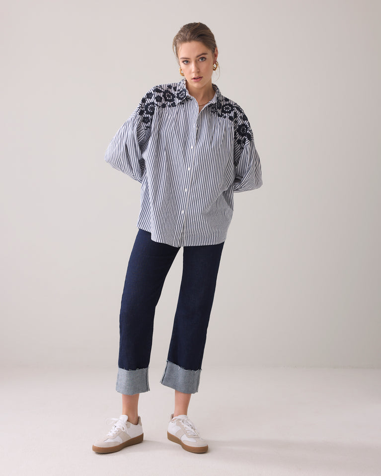 Summum Blouse Geborduurde Details