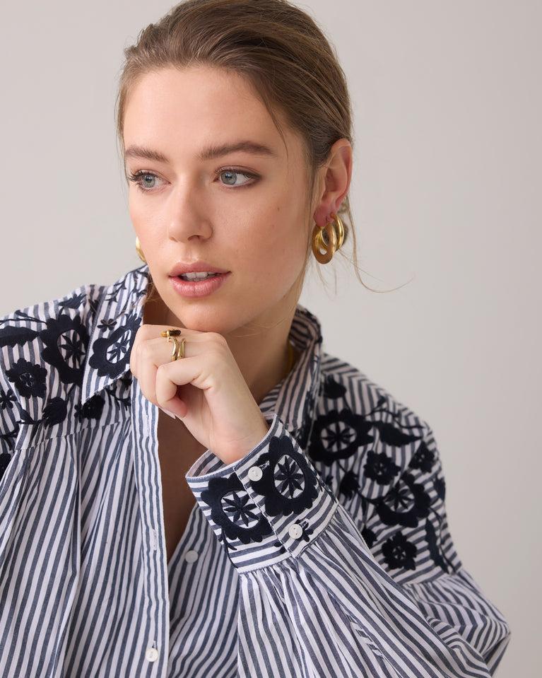 Summum Blouse Geborduurde Details