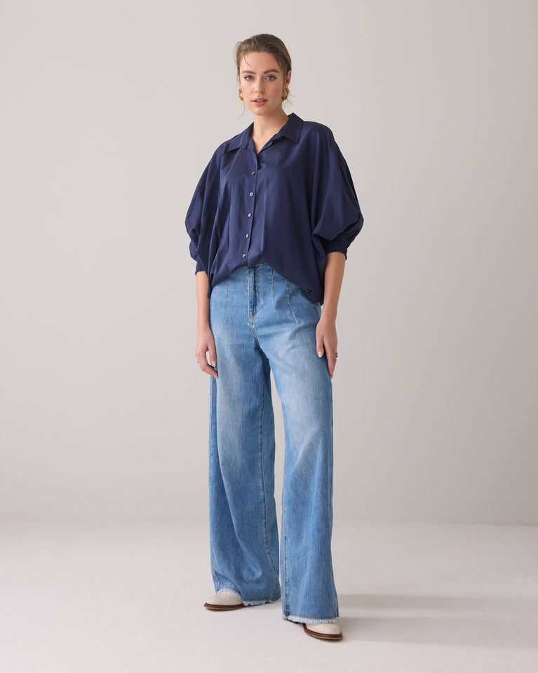 summum Blouse vleermuismouw