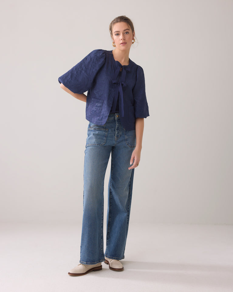 Summum Blousejasje Met Striksluiting