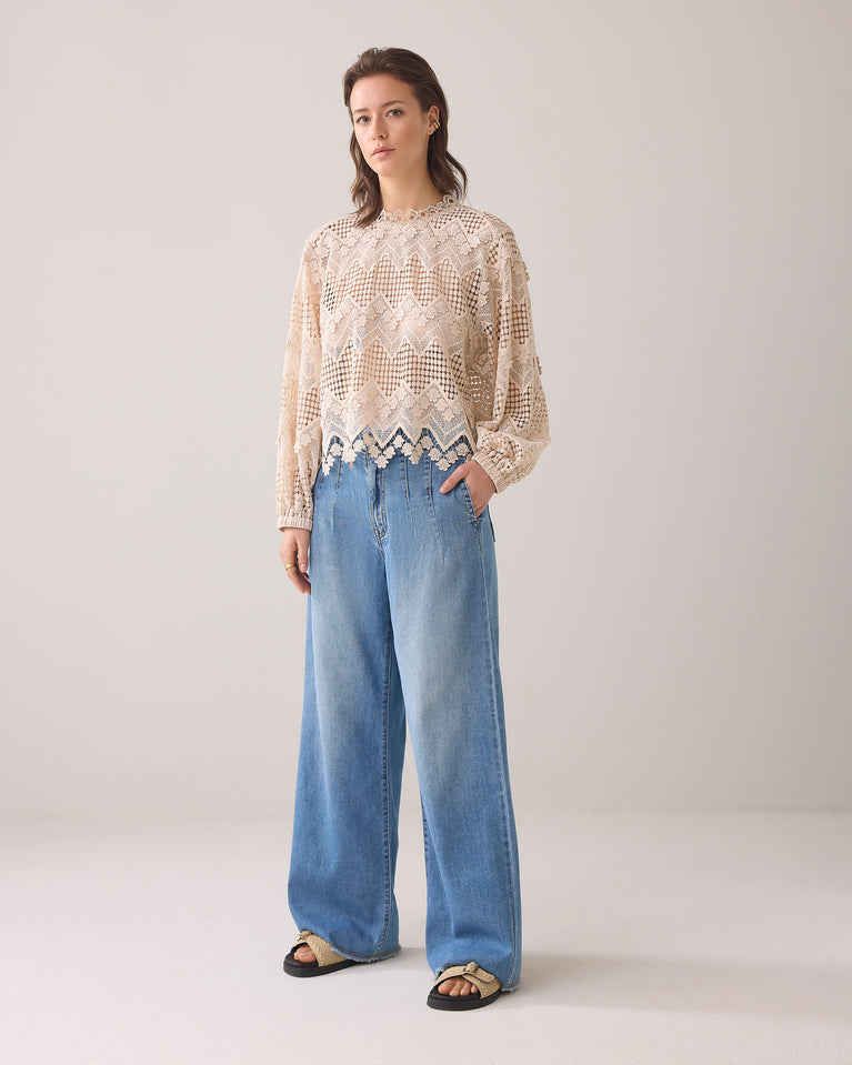 summum Boxy kanten top