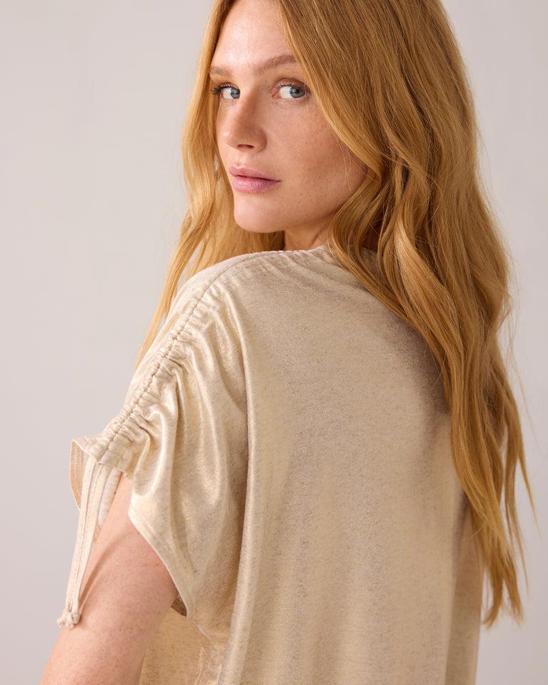 Summum Boxy Metallic Top