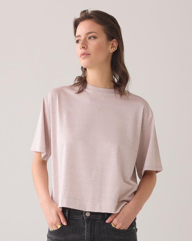 summum Boxy top van lurex jersey