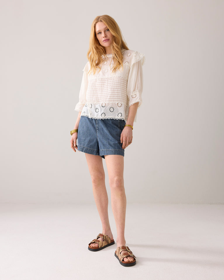 Summum Broderie Anglaise Top