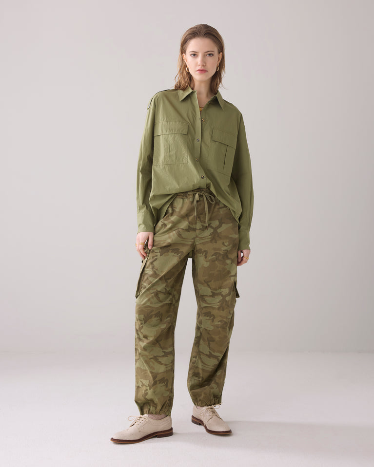 summum Broek met camouflageprint