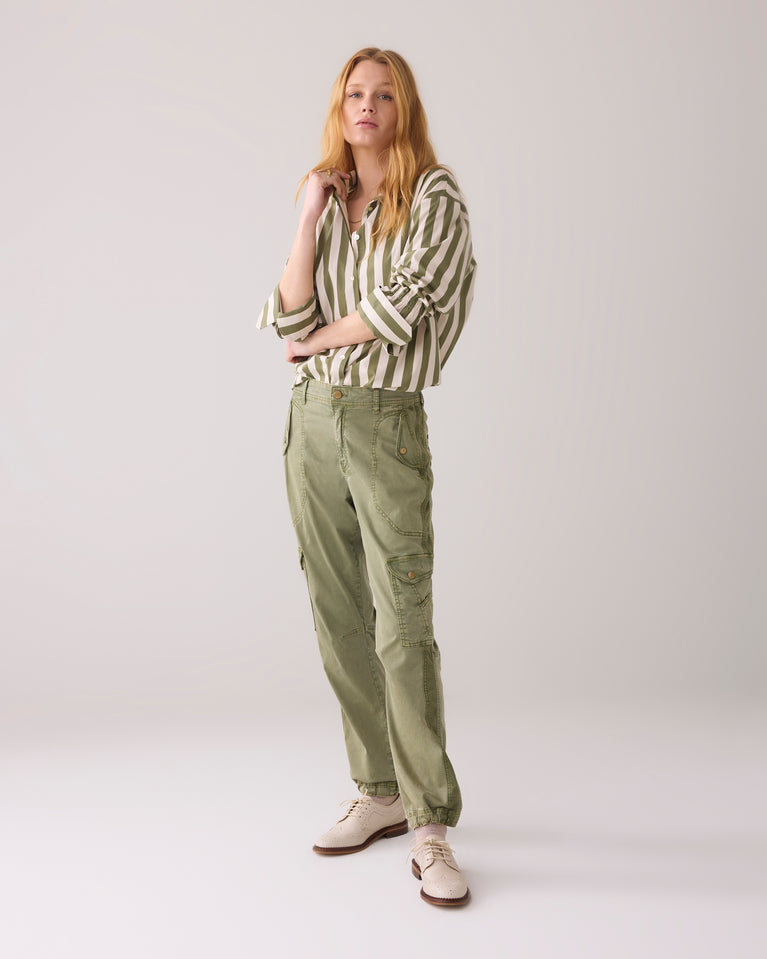 Summum Broek Met Gewassen Look