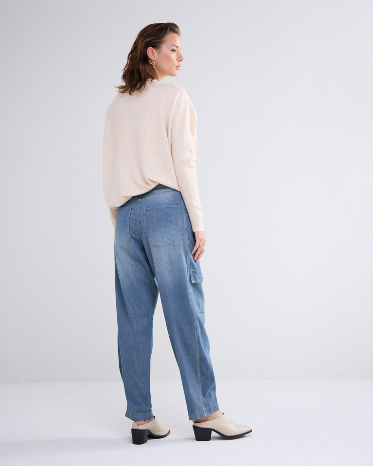 Summum Cargo Jeans Met Streep