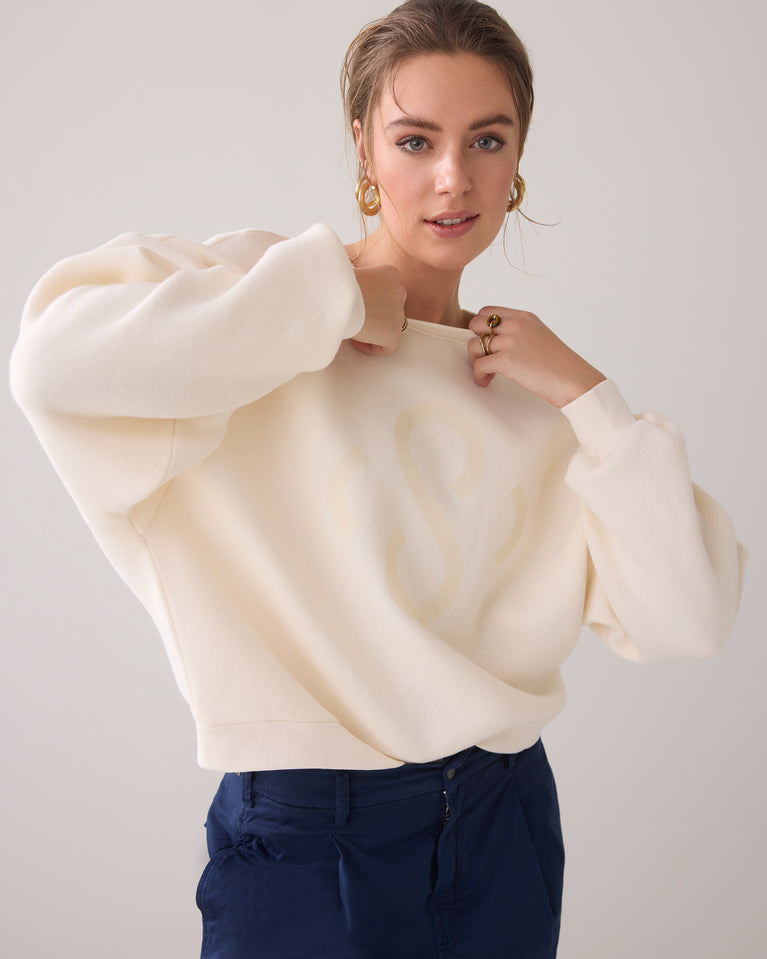 summum Casual sweater met logo
