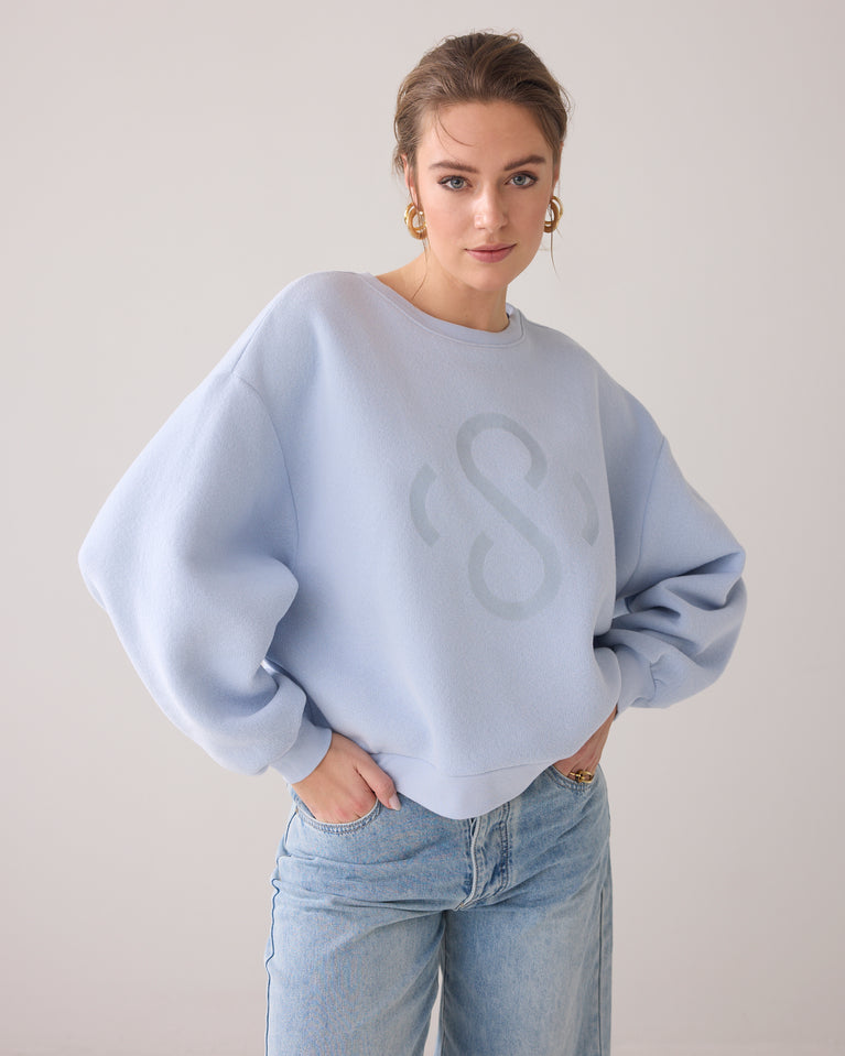 summum Casual sweater met logo