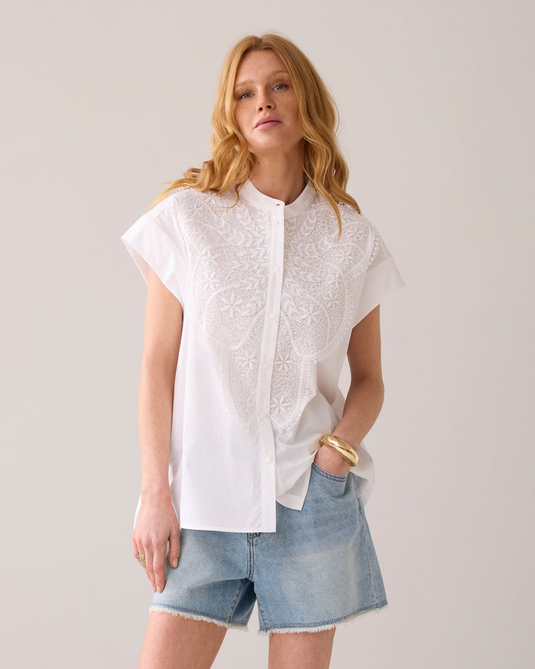 Summum Crispy Poplin Blouse