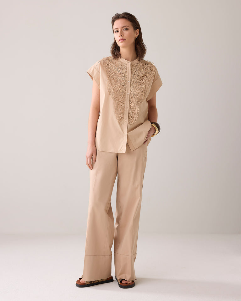 Summum Crispy Poplin Blouse