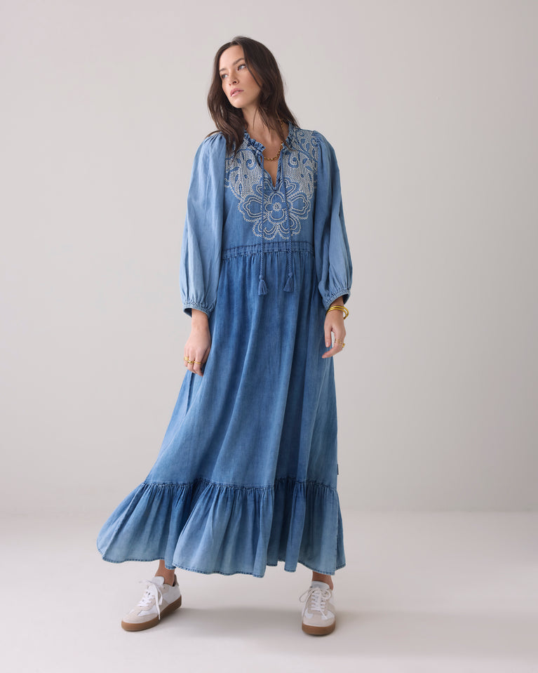 Summum Denim Jurk Oversized