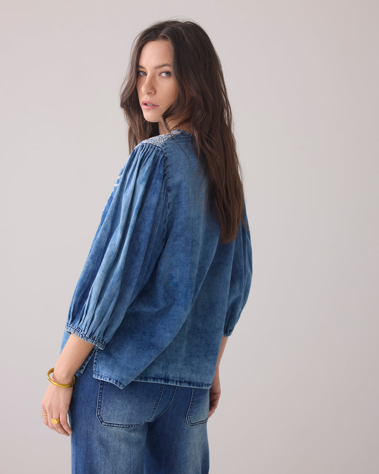 Summum Denim Top Stone Wassing